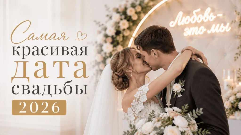 Самая красивая дата свадьбы 2026